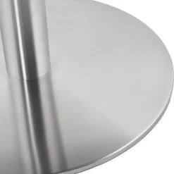 Petite table de bureau ou à diner ronde 'DALLAS' noire