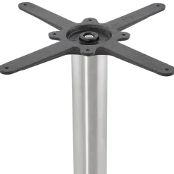 Petite table de bureau ou à diner ronde 'DALLAS' blanche