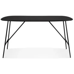 Petite table ou bureau 'FIONA' en bois finition Chêne noir