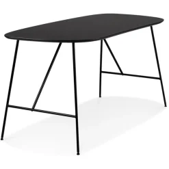 Petite table ou bureau 'FIONA' en bois finition Chêne noir