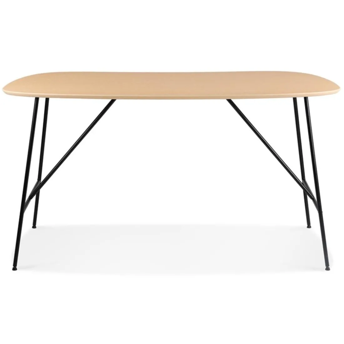 Petite table ou bureau 'FIONA' en bois finition Chêne naturel