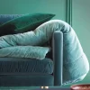 Plaid en coton BYZANCE Celadon 140 x 200 cm