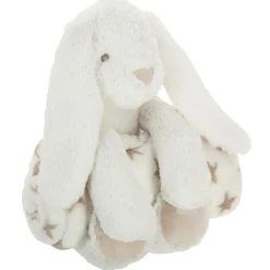 Plaid et peluche lapin blanc