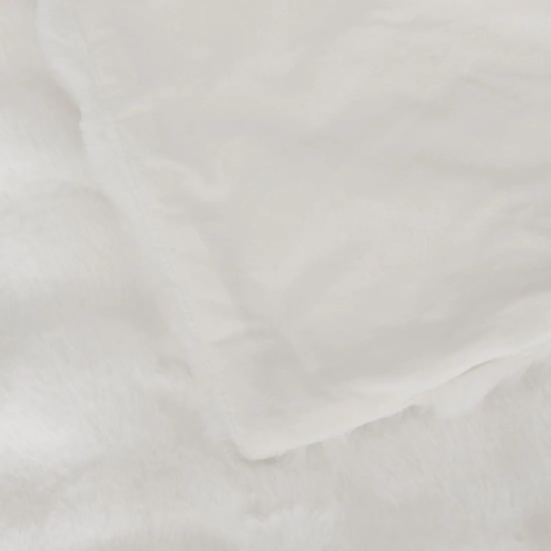 Plaid fausse fourrure 3D Zephy - blanc