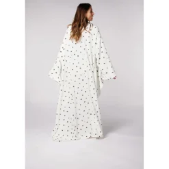 Plaid Femme Blanc à Pois Noirs - Dodo Homewear