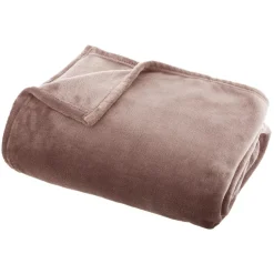 Plaid flanel rose 130X180