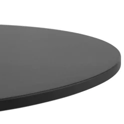 Plateau de table 'LIMULE' rond noir