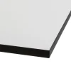 Plateau de table 'PLANO' carré blanc en résine compressée
