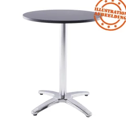 Plateau de table rond noir 'RINGO'