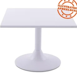Plateau de table 'SPANO' blanc carré