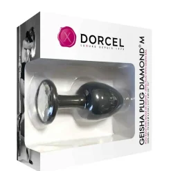 Plug anal GEISHA PLUG DIAMOND M - Noir Dorcel