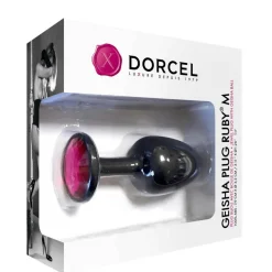 Plug anal GEISHA PLUG RUBY M - Noir Dorcel