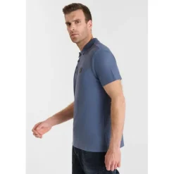 Polo CERLO bleu en coton Marc