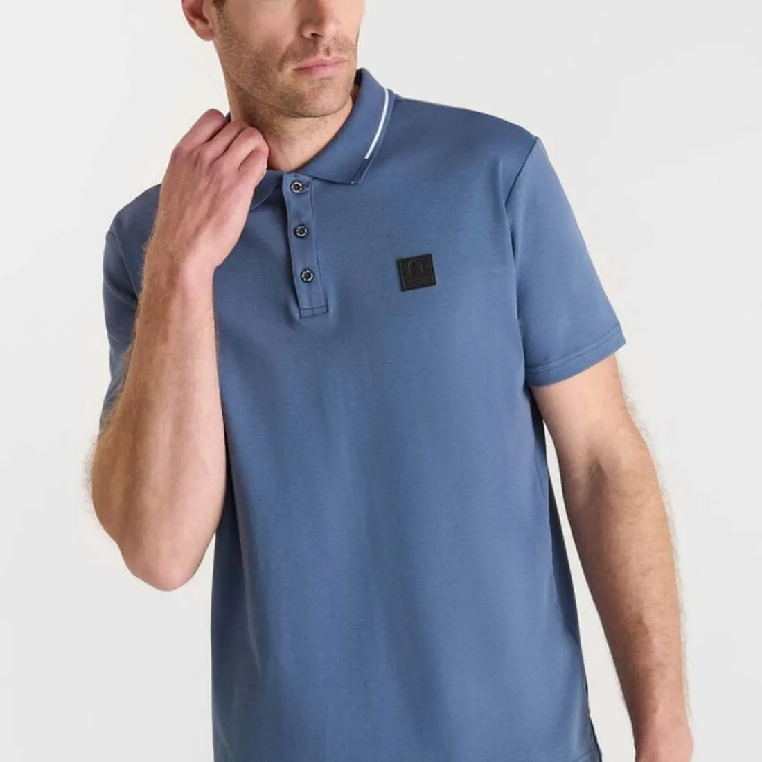 Polo OARON bleu Tony