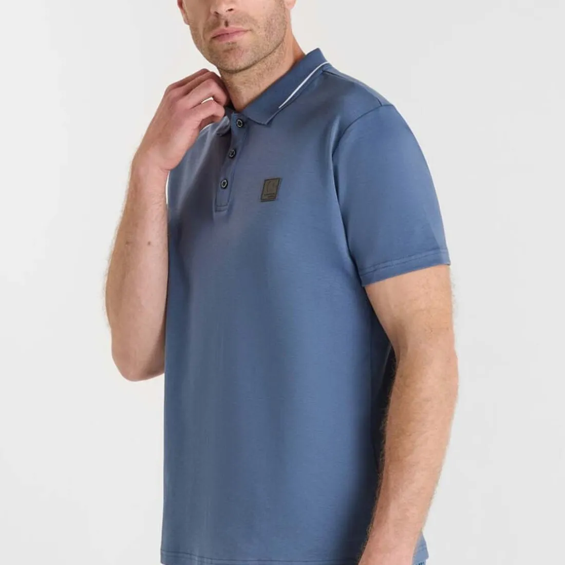 Polo OARON bleu Tony