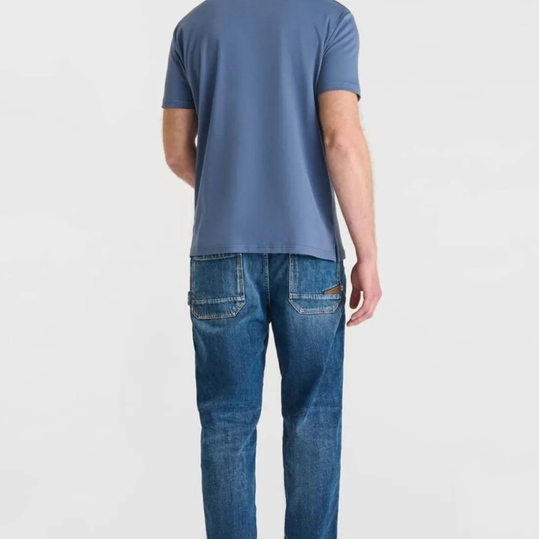 Polo OARON bleu Tony