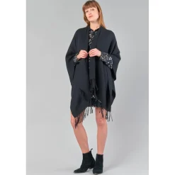 Poncho Pili noir