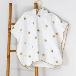 Poncho pour bébé Nazar blanc
