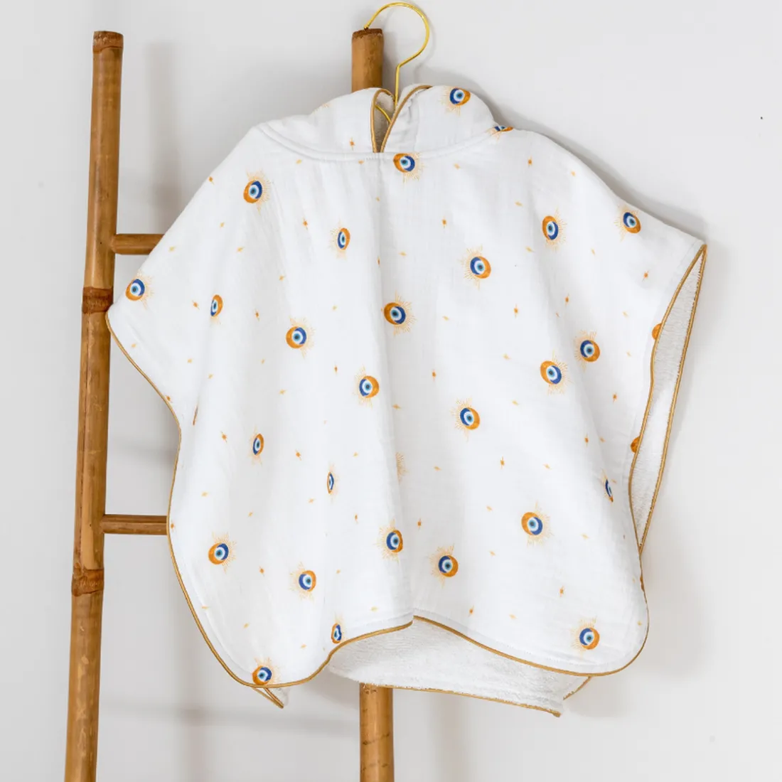 Poncho pour bébé Nazar blanc