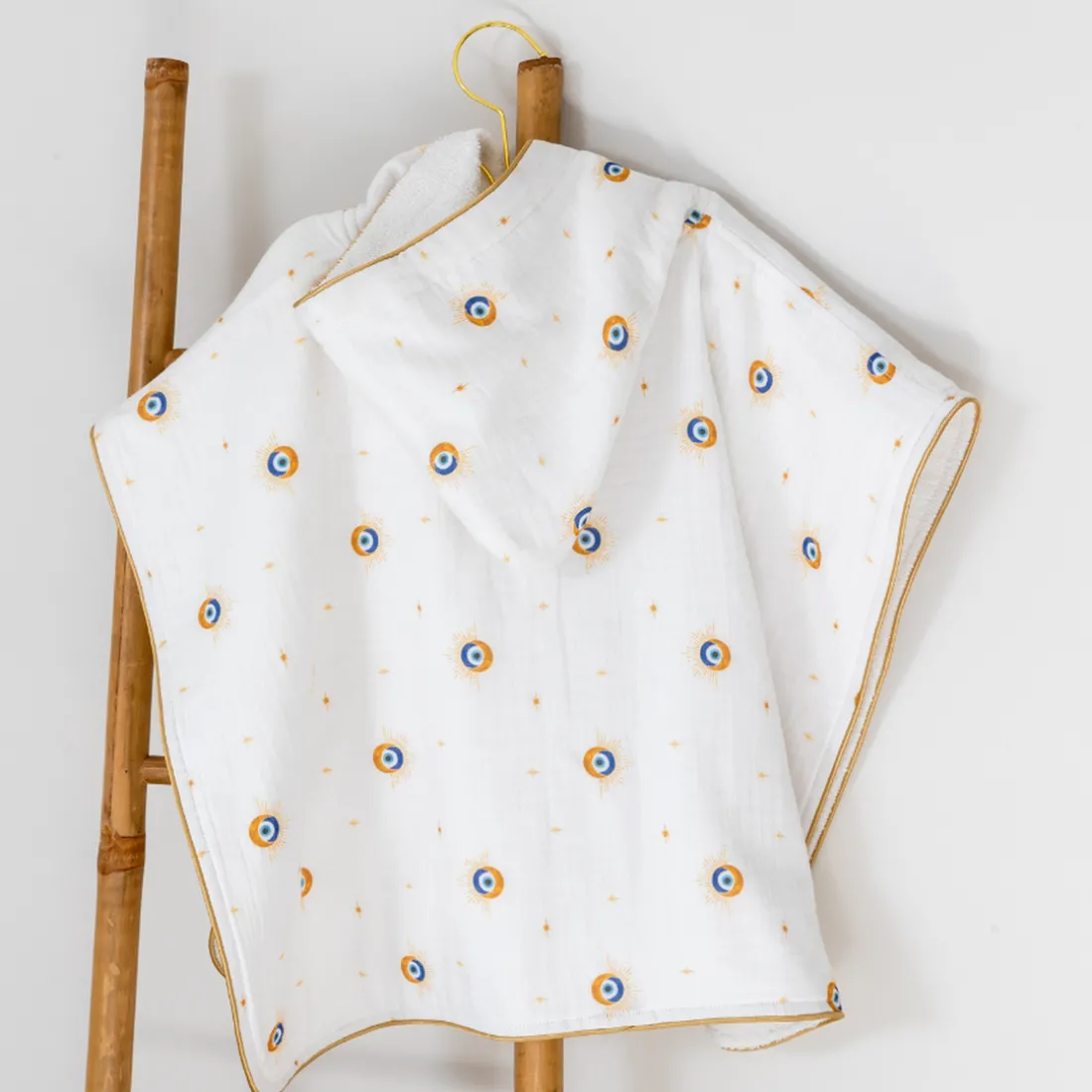 Poncho pour bébé Nazar blanc