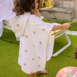 Poncho pour bébé Nazar blanc