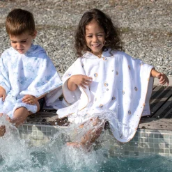 Poncho pour bébé Nazar blanc