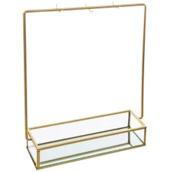Porte Bijoux Métal et Verre Archi