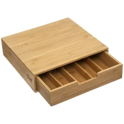Porte Capsule Tiroir Bambou