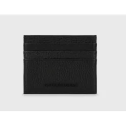 Porte-Carte - Credit Card Holder noir en cuir