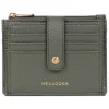 Porte-cartes Cuir MERLINE Kaki Ivy