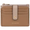 Porte-cartes Cuir MERLINE Écorce/Taupe Gwen