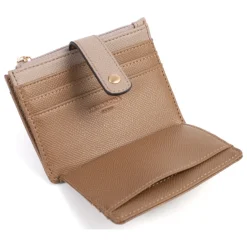 Porte-cartes Cuir MERLINE Écorce/Taupe Gwen