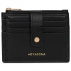 Porte-cartes Cuir MERLINE Noir Dina