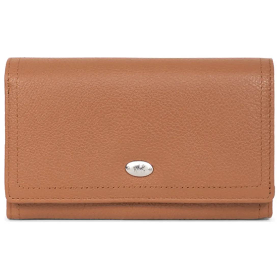 Portefeuille long Stop RFID MIRABELLE Tan en cuir Ria beige
