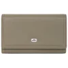 Portefeuille long Stop RFID MIRABELLE Olive en cuir Kaye