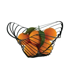 Porte-Fruits TRINITY 16 cm Noir en Acier