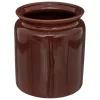 Pot céramique marron