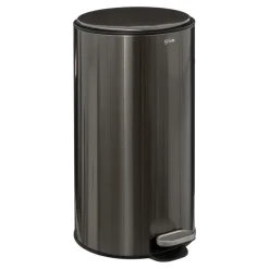 Poubelle métal en acier inoxydable 30L