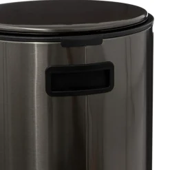 Poubelle métal en acier inoxydable 30L