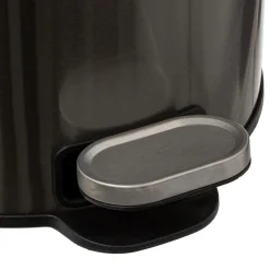 Poubelle métal en acier inoxydable 30L