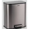 Poubelle métalique 50L mate smart