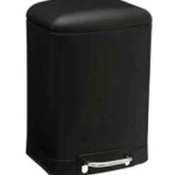 Poubelle métalique 20L noir Ariane