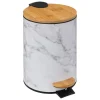 Poubelle Softclic LEA Blanc