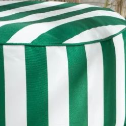 POUF GONFLABLE - SUMMER STRIPES Vert 50xH25
