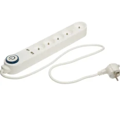 Prise électrique 5 terres et 2 USB