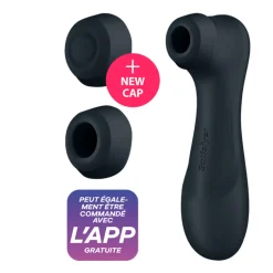 Pro 2 Génération 3 Air pluse Connect App et vibration - Noir Satisfyer