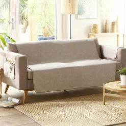 Protège canapé BOSQUE 100x200 beige