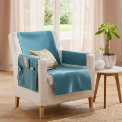 Protège canapé ECOGREEN 110x140 bleu
