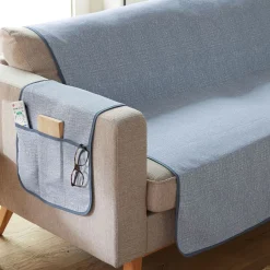 Protège fauteuil BOSQUE 55x200 bleu