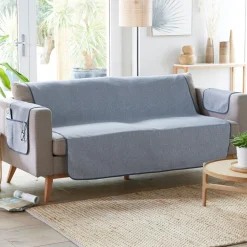 Protège fauteuil BOSQUE 55x200 bleu